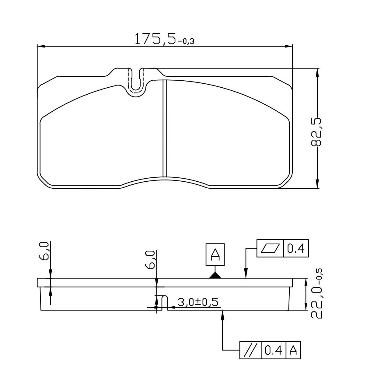 CV Brake Pads (Pastillas De Freno) Wva 29055 with Accessory Heavy Truck Brake Pads OEM Disc Wva 29055/29057 for MAN